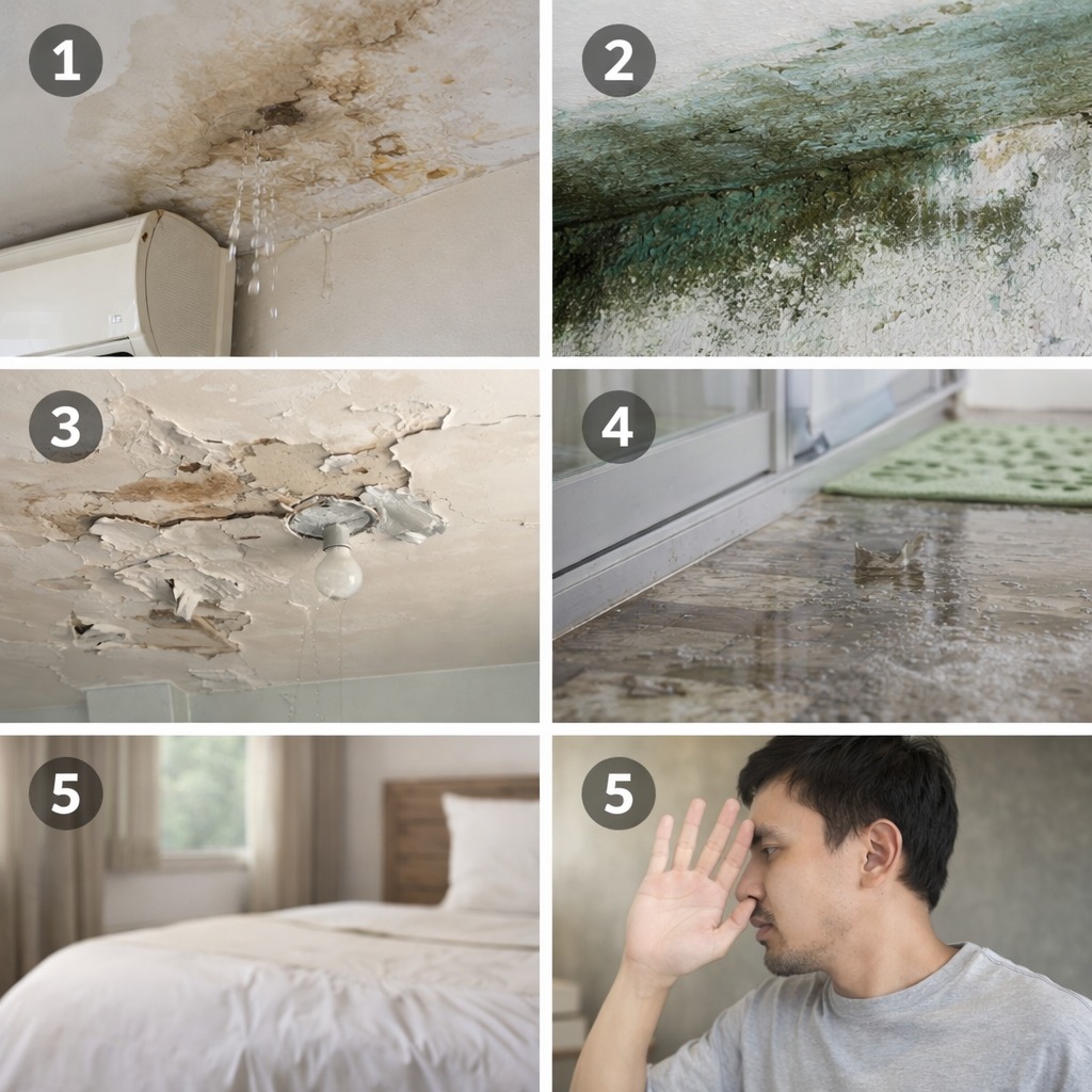 5 สัญญาณ ดาดฟ้ารั่ว ที่ห้ามมองข้าม!